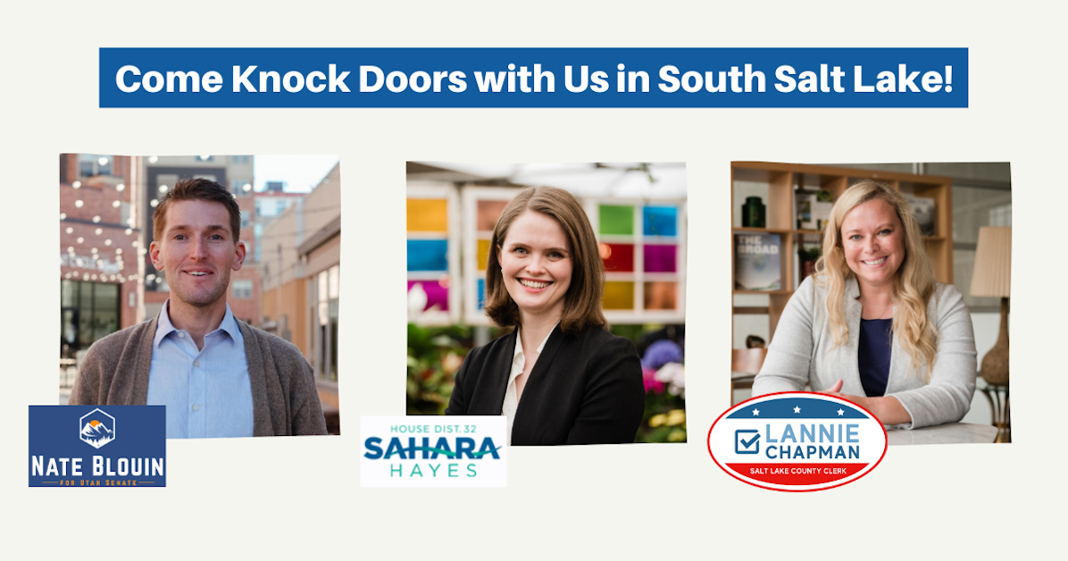 Come Knock Doors with Sahara Hayes and Nate Blouin · Mobilize